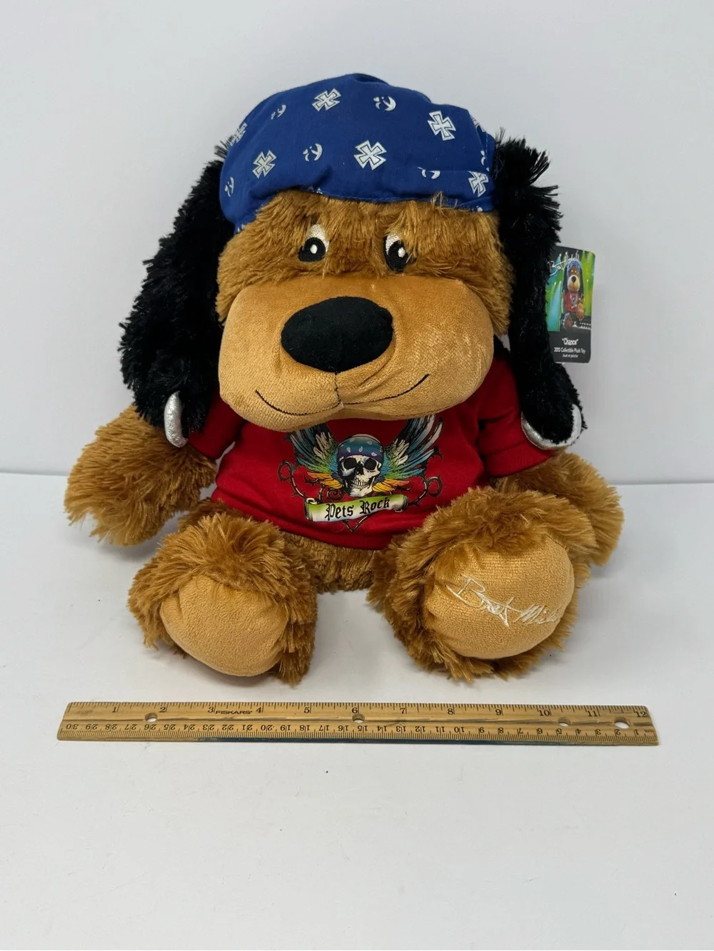 2013 Bret Michaels Petsmart Collectible “Chance” Squeaky Plush Toy w/ Tag